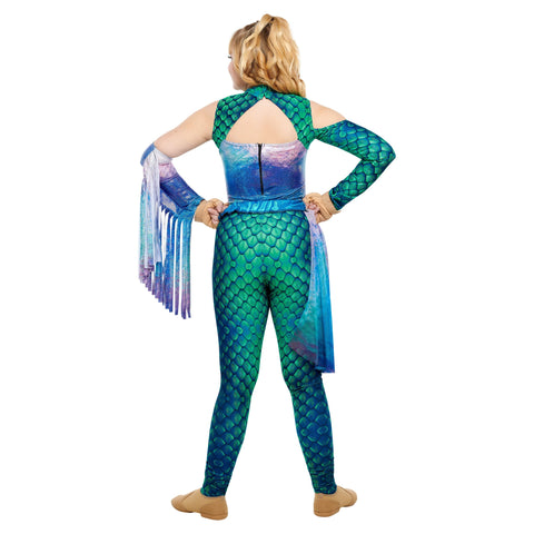 CONFIGURE UNITARD AB80AA (SHOWN WITH FOREARMSLV-HY, FRINGE, 5S-DETACH)
