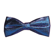 Metallic Banded Bow-Ties