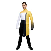 ABSTRACTED PLUS TOP HIGH WAIST WITH DRAPE  HS HL-H95