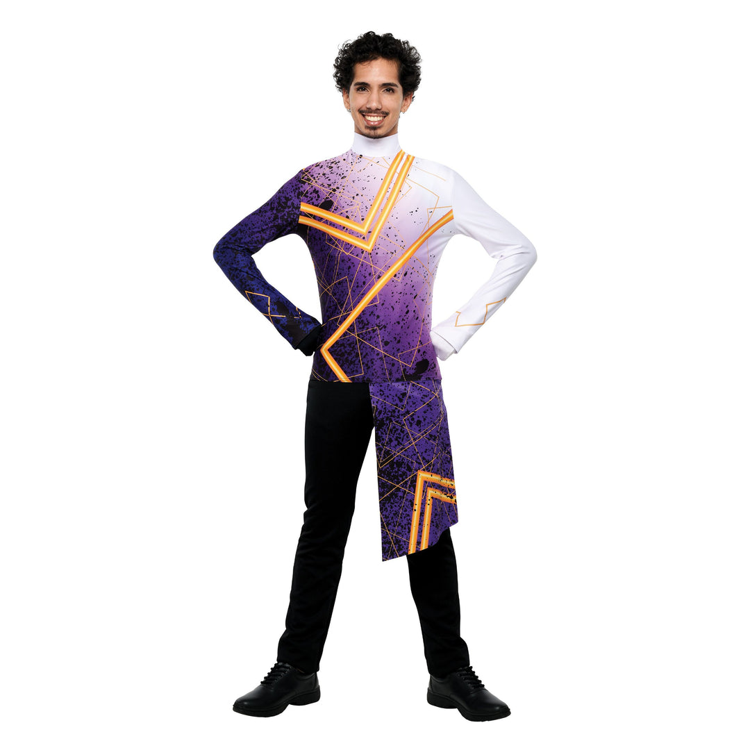 PERFORMANCE PLUS TOP HIGH WAIST WITH DRAPE ZG-102