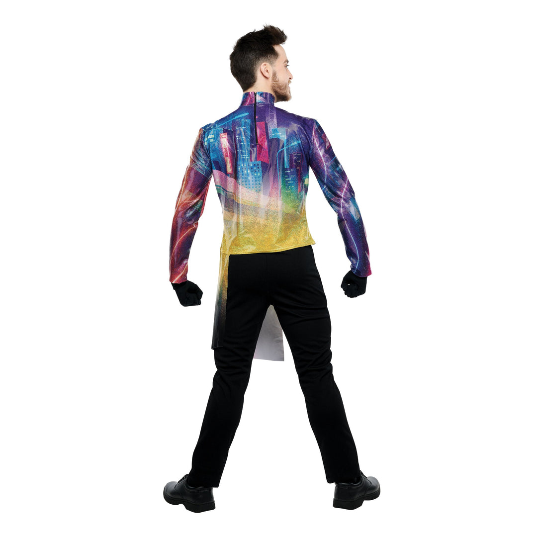 PERFORMANCE PLUS TOP HIGH WAIST WITH DRAPE in Sparkling Brilliance TM-T18