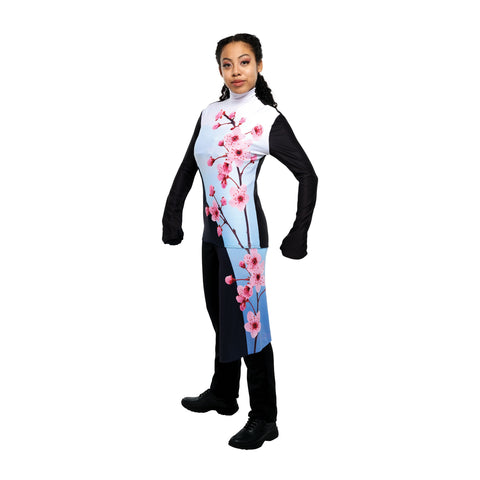 PERFORMANCE PLUS TOP WITH DRAPE FLORAL ZG-Z67