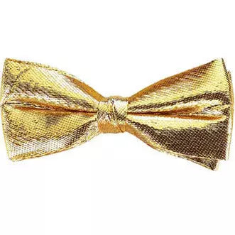 Metallic Banded Bow-Ties