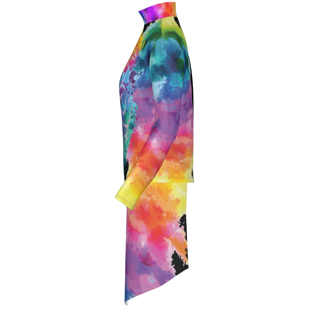 PERFORMANCE PLUS TOP HIGH WAIST WITH DRAPE ZG-Z27