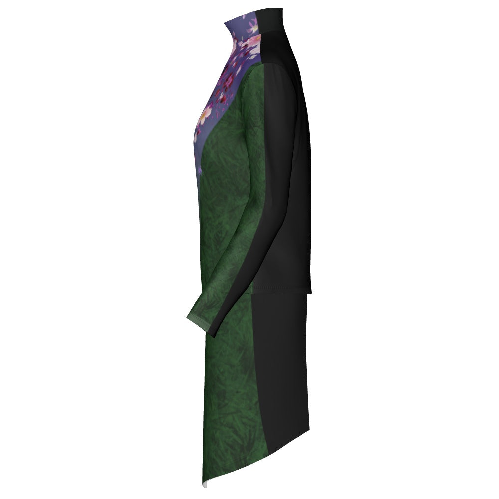 PERFORMANCE PLUS TOP WITH DRAPE FLOWERS001