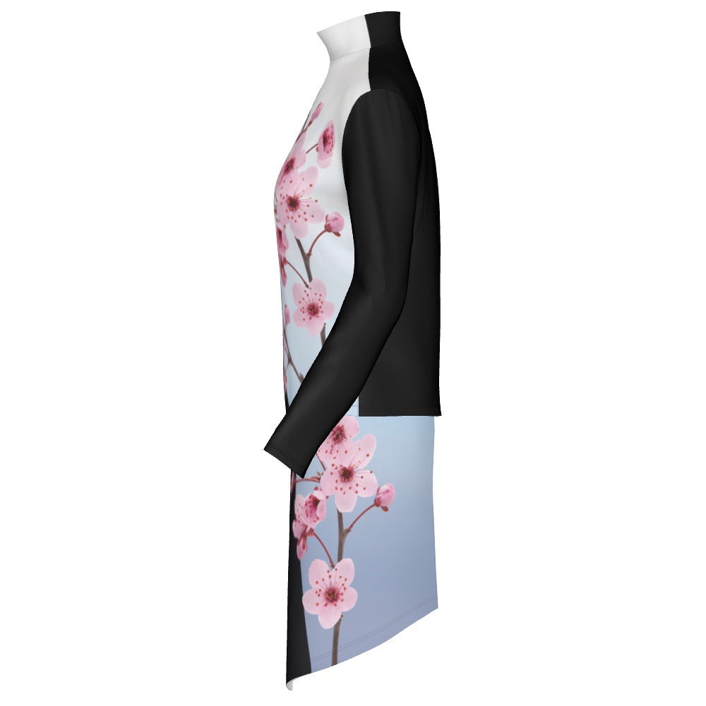 PERFORMANCE PLUS TOP WITH DRAPE FLORAL ZG-Z67