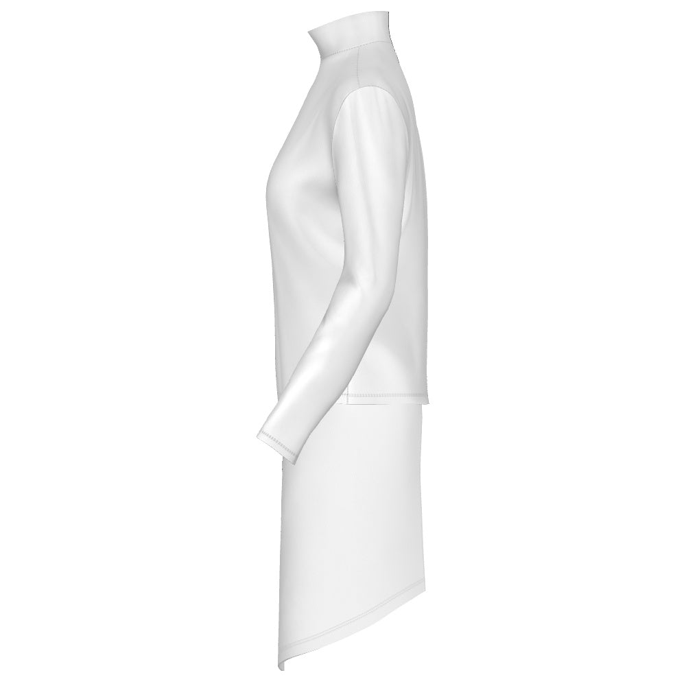 PLUS TOP WITH DRAPE SKETCH