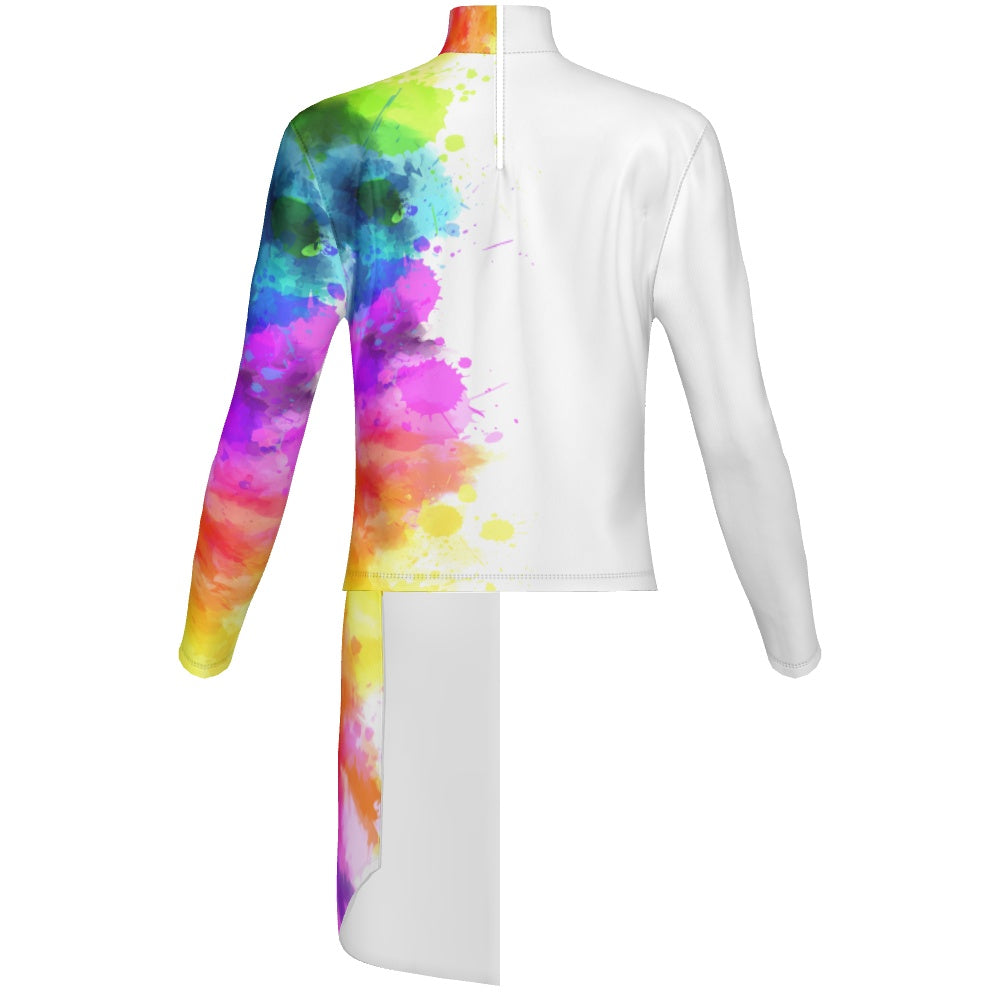 PERFORMANCE PLUS TOP HIGH WAIST WITH DRAPE ZG-Z28