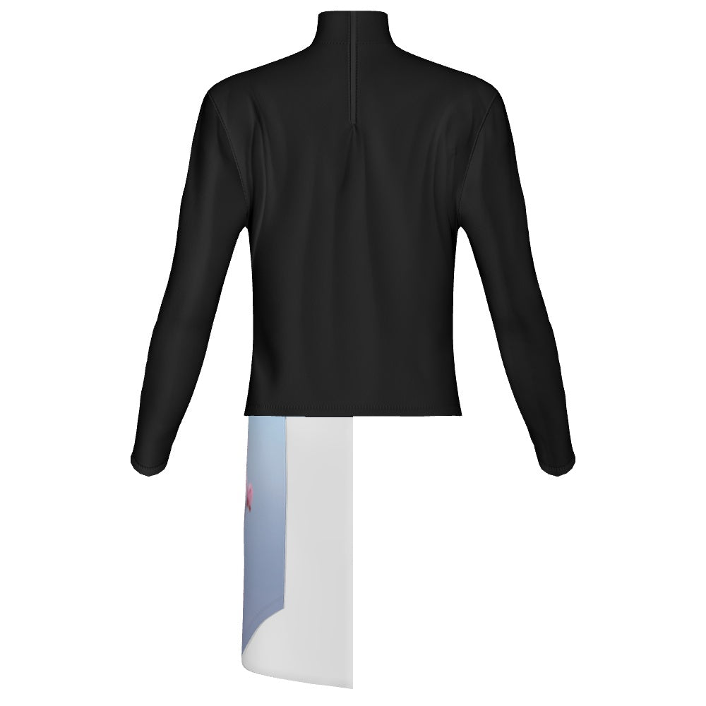 PERFORMANCE PLUS TOP WITH DRAPE FLORAL ZG-Z67