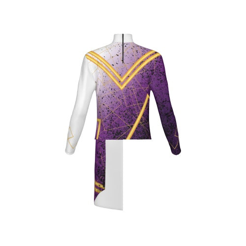 PERFORMANCE PLUS TOP HIGH WAIST WITH DRAPE ZG-102