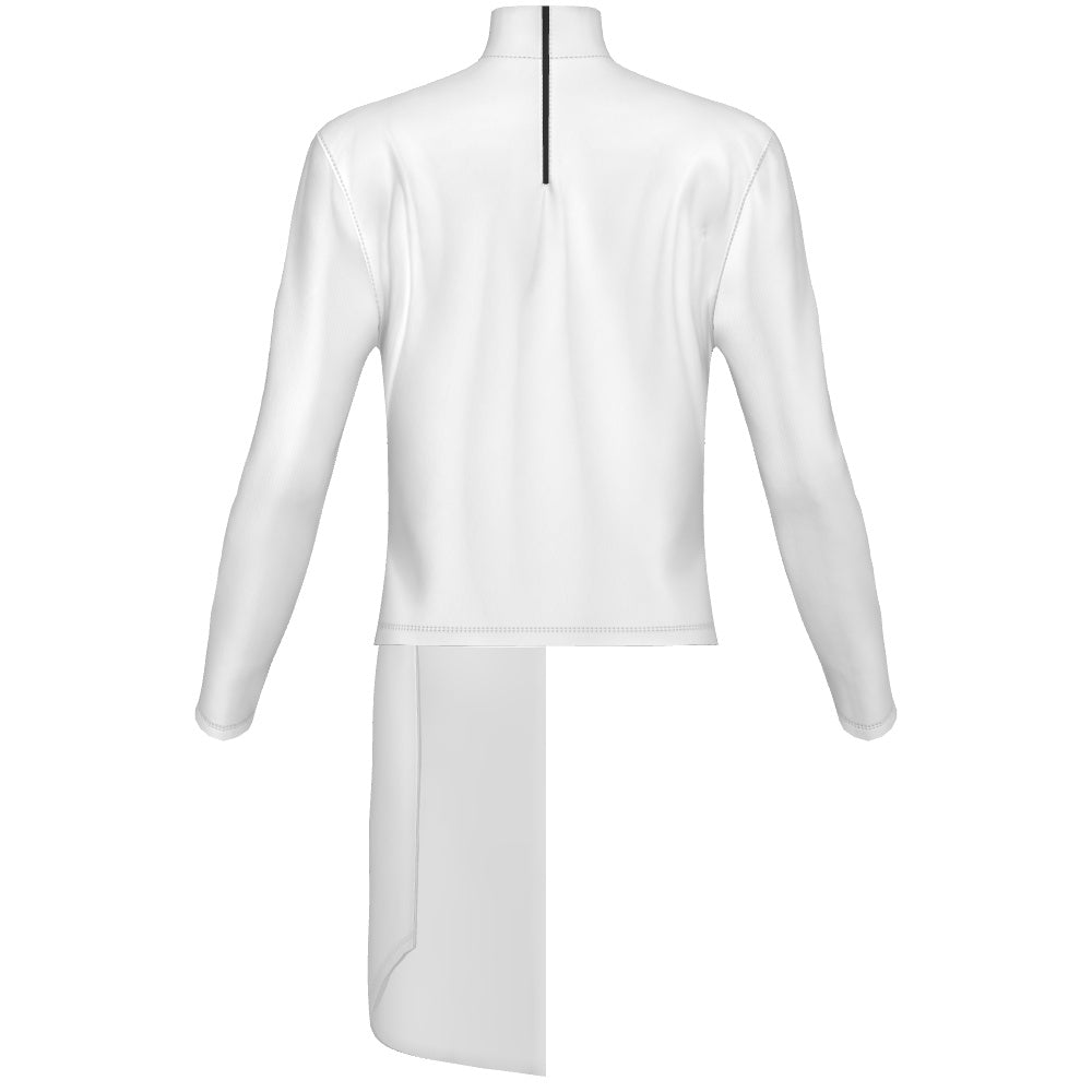 PLUS TOP HIGH WAIST WITH DRAPE SKETCH
