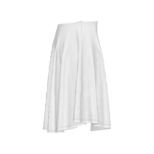 Configurar falda 9S BOCETO