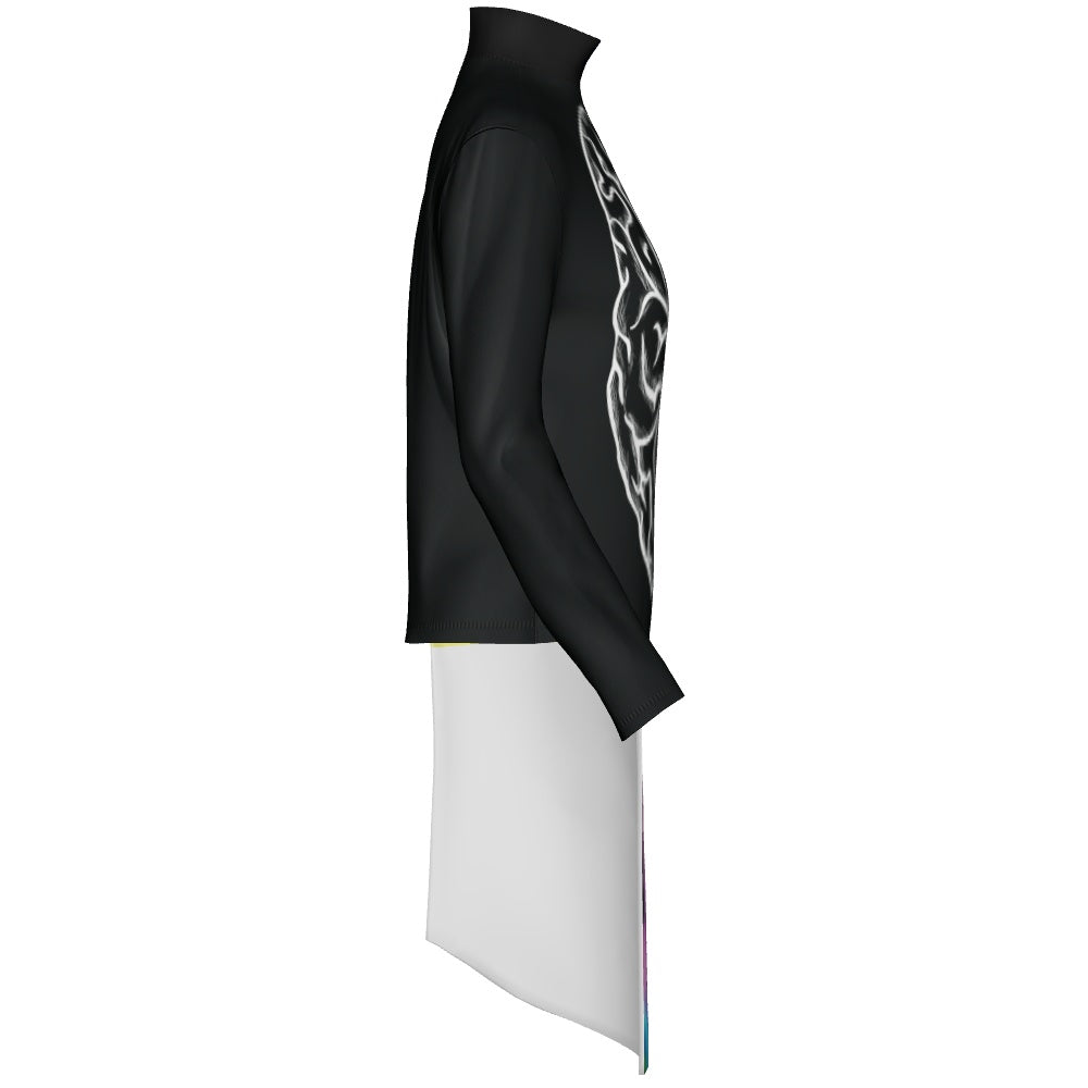 PERFORMANCE PLUS TOP HIGH WAIST WITH DRAPE ZG-Z27
