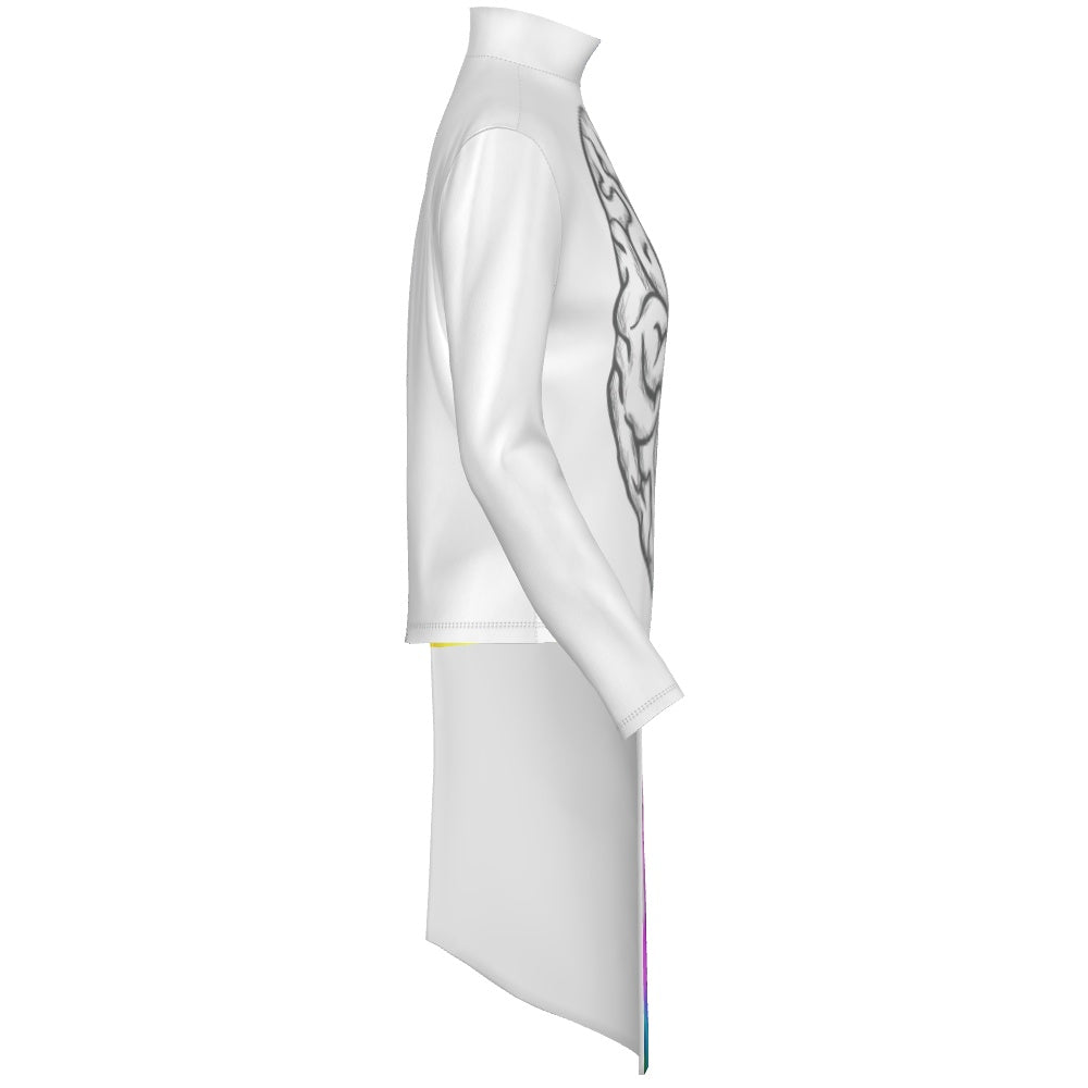 PERFORMANCE PLUS TOP HIGH WAIST WITH DRAPE ZG-Z28