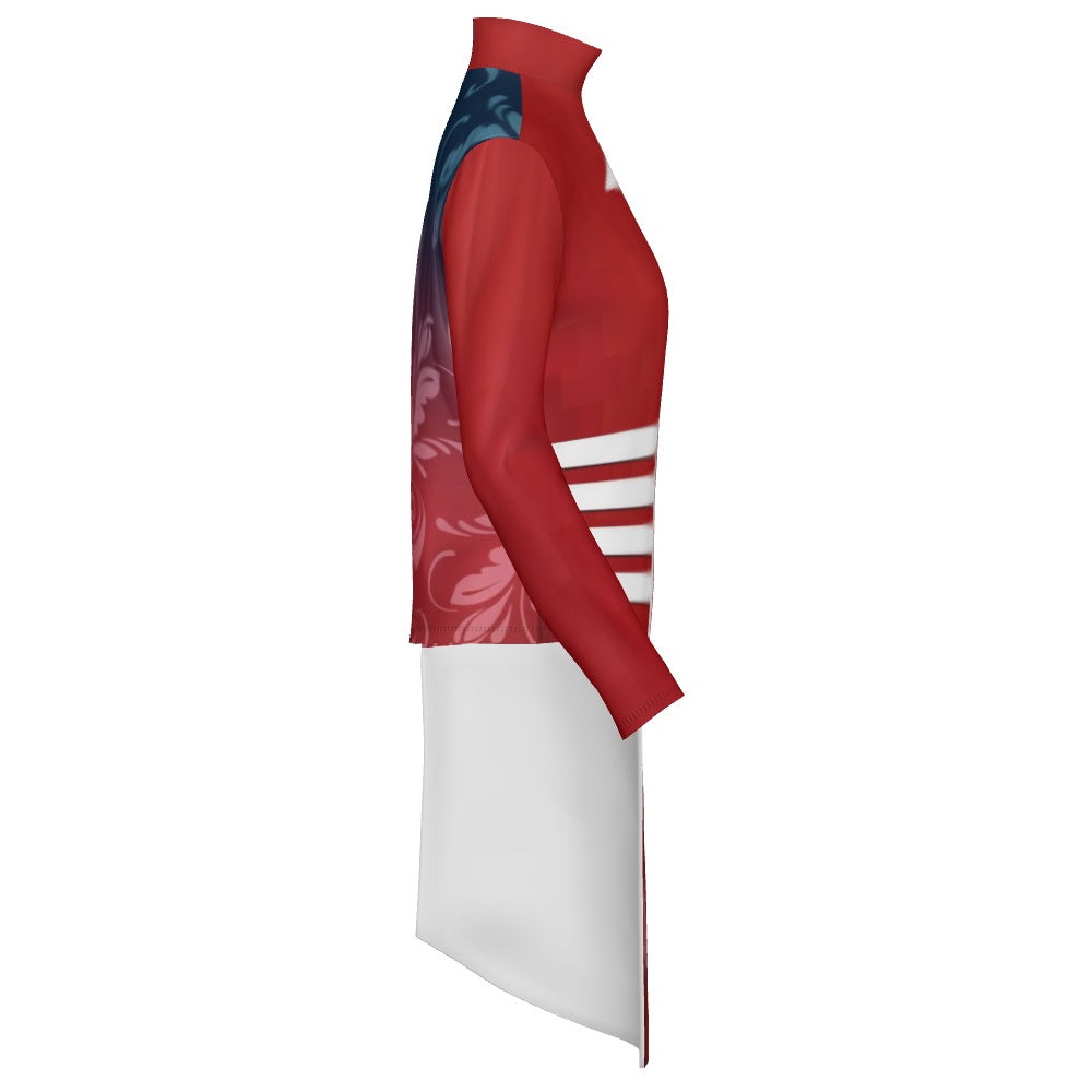 PERFORMANCE PLUS TOP HIGH WAIST WITH DRAPE HL-103