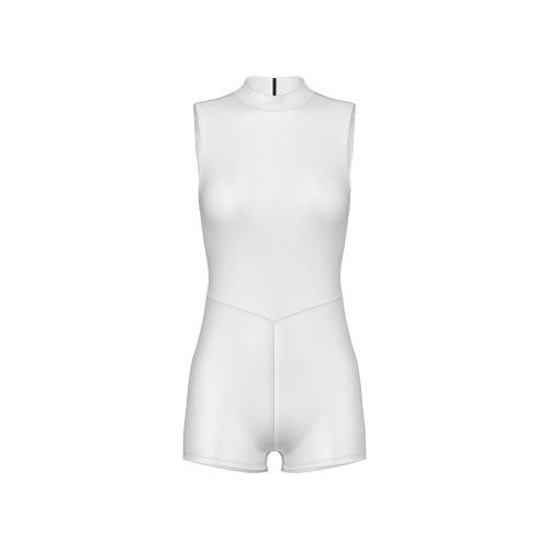 A00CC UNITARD CORTO DE CUELLO ALTO PARA NIÑO SKETCH