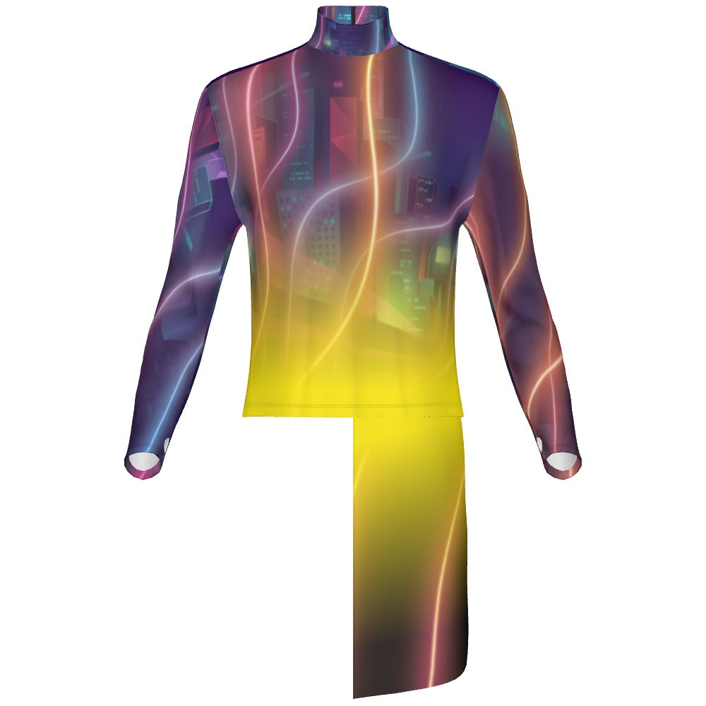 PERFORMANCE PLUS TOP HIGH WAIST WITH DRAPE TM-T18