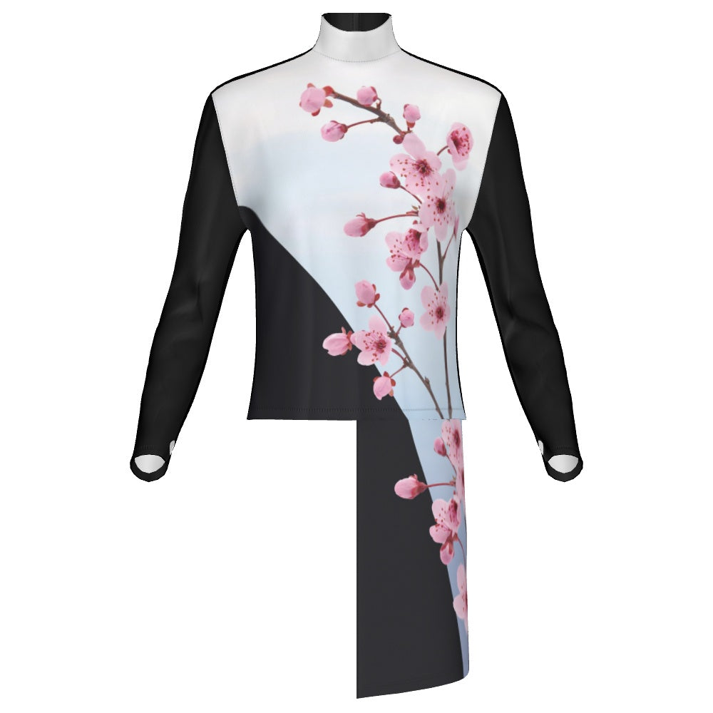 PERFORMANCE PLUS TOP WITH DRAPE FLORAL ZG-Z67