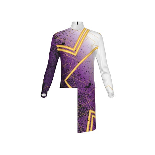 PERFORMANCE PLUS TOP HIGH WAIST WITH DRAPE ZG-102