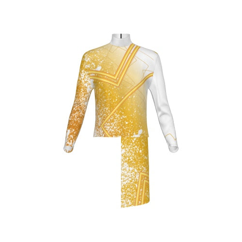 PERFORMANCE PLUS TOP HIGH WAIST WITH DRAPE ZG-103