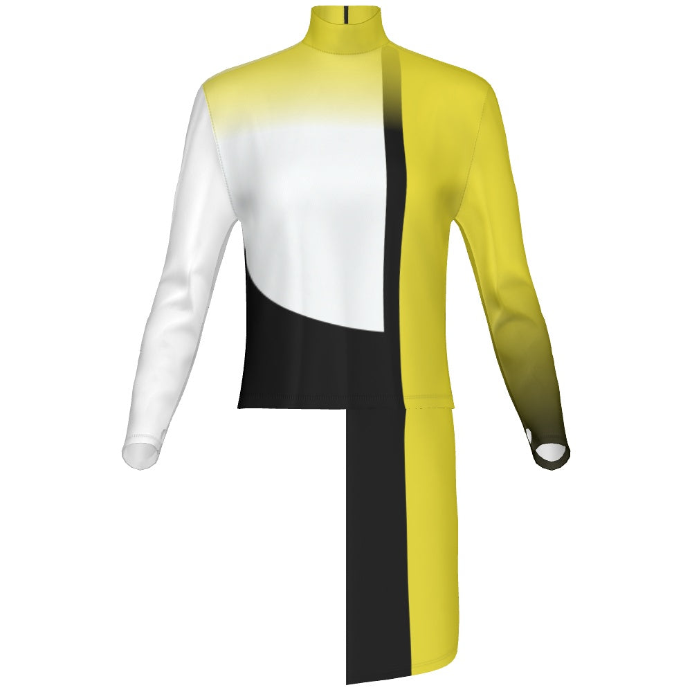 PERFORMANCE PLUS TOP HIGH WAIST WITH DRAPE HL-H95
