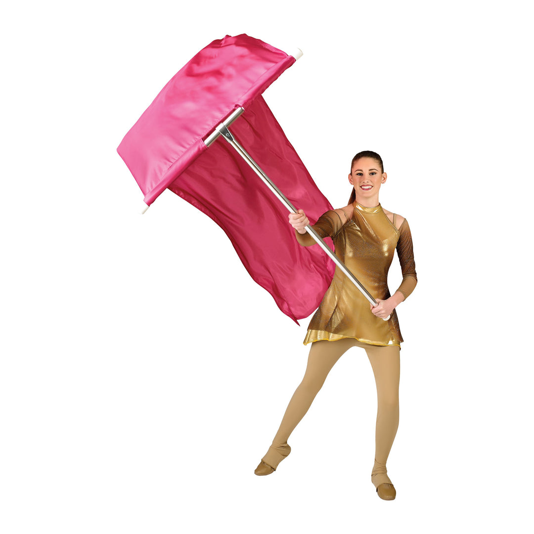 Poste en T de aluminio para banderas de paso elevado