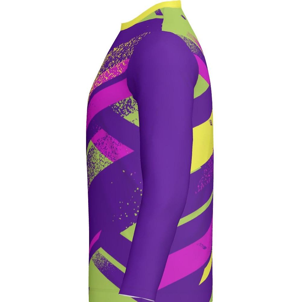 Camiseta de cuello redondo y manga larga para hombre