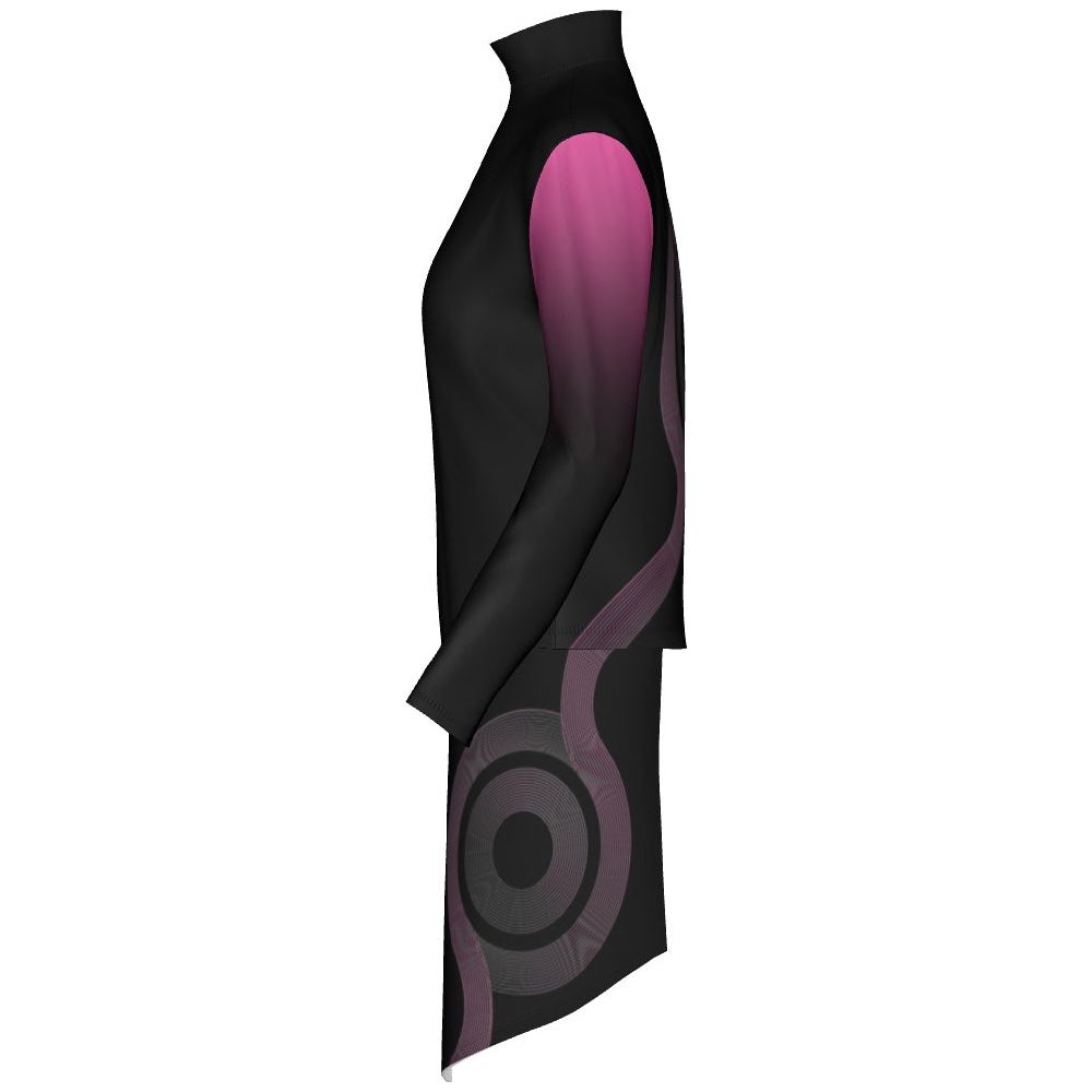 PERFORMANCE PLUS TOP HIGH WAIST WITH DRAPE ZG-Z43