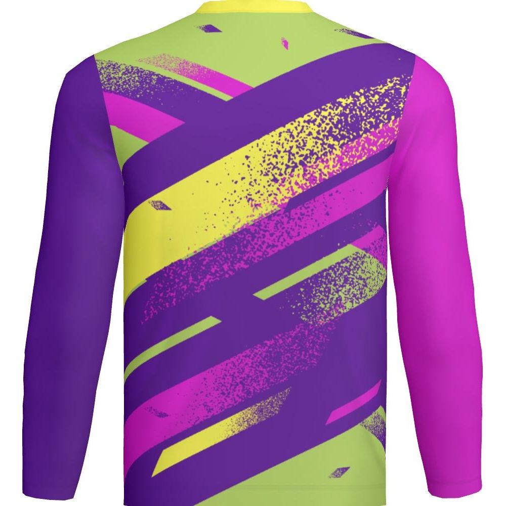 Camiseta de cuello redondo y manga larga para hombre