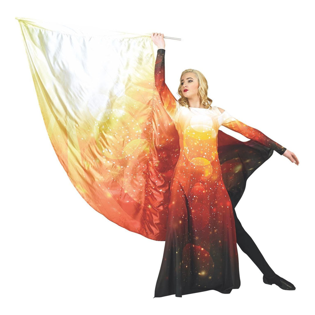 VESTIDO DIGITAL CON HOMBROS DESCUBIERTOS